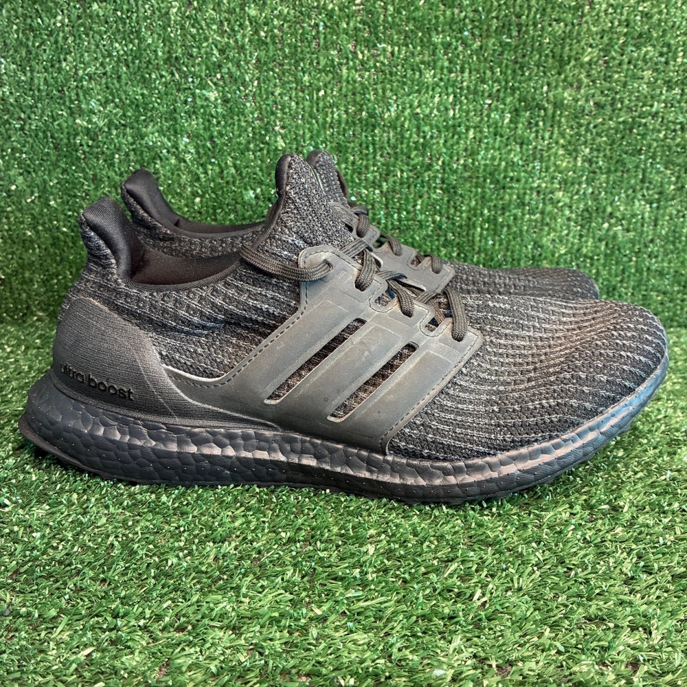 NEW Adidas Ultraboost 4.0 DNA Primeblue Running Sneakers Triple Black Mens 9.5